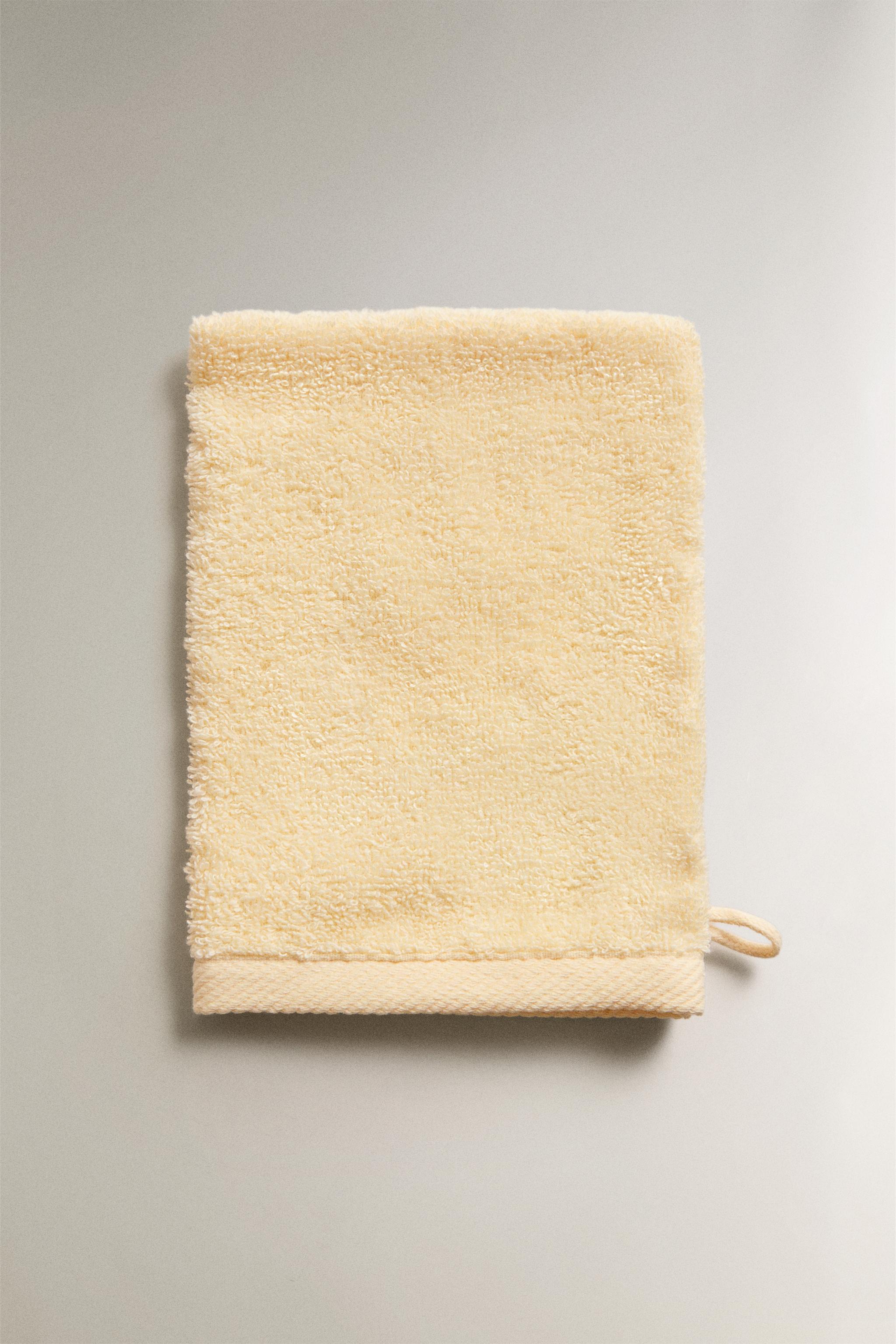 GANT DE TOILETTE COTON ÉPONGE
